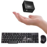 מחשב מיני GOpc 128GB 8GB RAM כולל מקלדת ועכבר