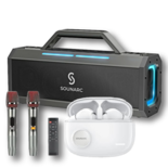 בנדל רמקול קריוקיK1 ואוזניות SUONARC Q2