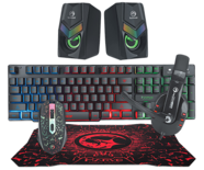 קיט-אוזניות מקלדת עכבר פד ורמקולים דגם ‏CMV-418‎