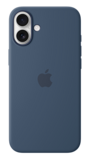 כיסוי מקורי אפל iPhone 16 Plus Silicone Case with MagSafe - Denim