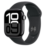 שעון חכם אפל APPLE WATCH 10 Jet Black Aluminium Sport Loop