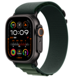 שעון חכם APPLE WATCH ULTRA2 49 Black Titanium Dark Green Alpine Loop