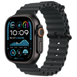 שעון חכם APPLE WATCH ULTRA2 49 Black Titanium Black Ocean Band