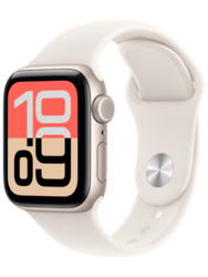 Apple Watch SE 3 GPS  Cellular 40mm Starlight Aluminium Case with Starlight Sport Band - SM