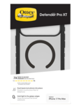  כיסוי Otter לiP17promax דDefenderXT שחור שקוף קונ