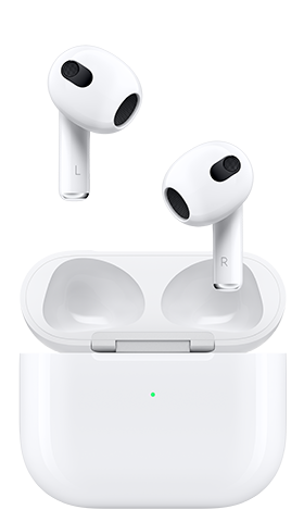 אוזניות AirPods 3 ללא טעינה אלחוטית